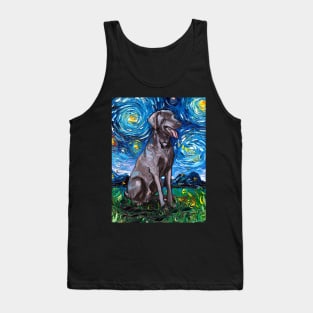 Weimaraner Night Tank Top